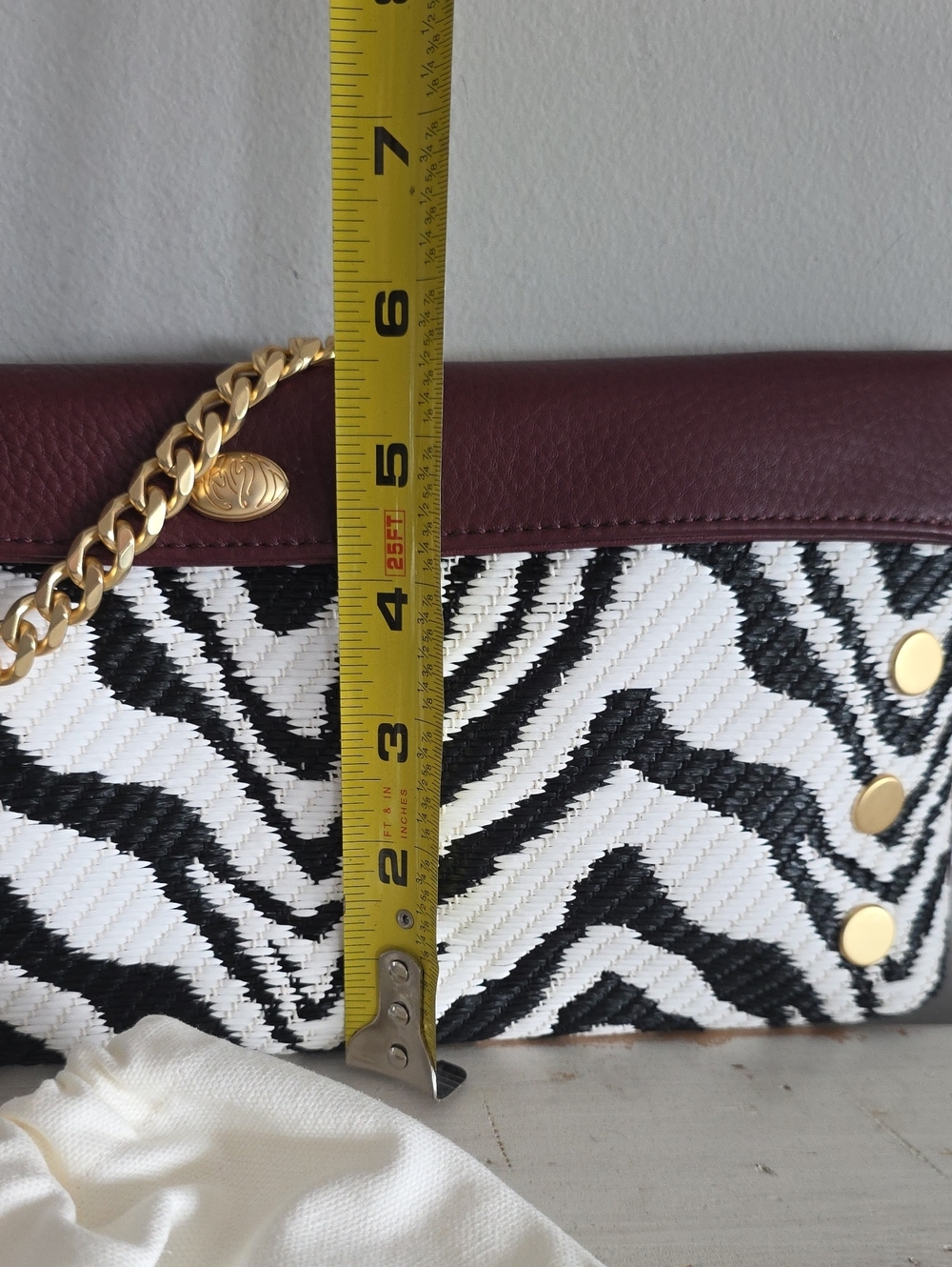 NWT Hammitt Invitation Clutch In Zebra - Picture 11 of 11